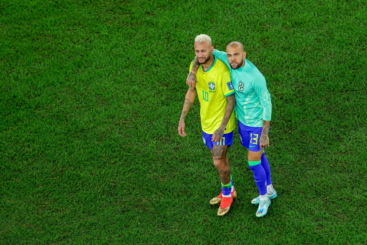Neymar et Dani Alves, ici en décembre 2022.