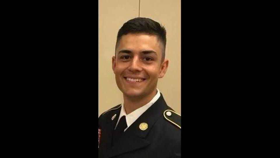 Fairway police officer Jonah Oswald, 29, was killed in the line of duty in August 2023, after he was shot as officers pursued two suspects at a QuikTrip in Mission, Kansas.