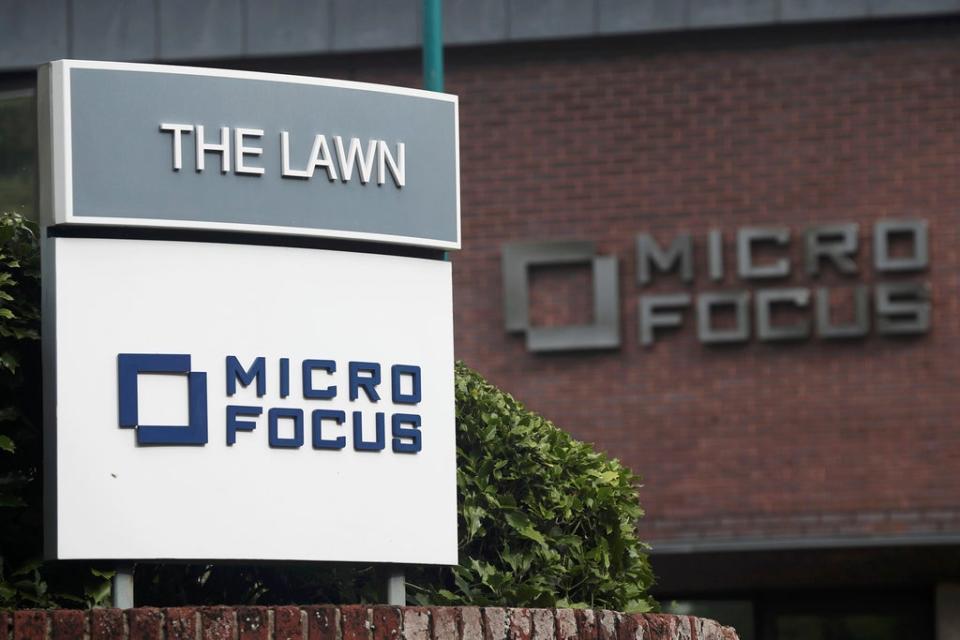 Micro Focus saw shares surge bn news the software giant plans to sell its archiving and risk management arm (REUTERS)