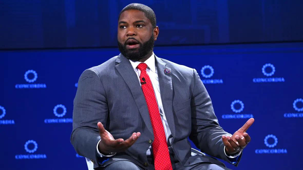 U.S. Congressman Byron Donalds says stuff about things (Photo by Riccardo Savi/Getty Images for Concordia Summit)