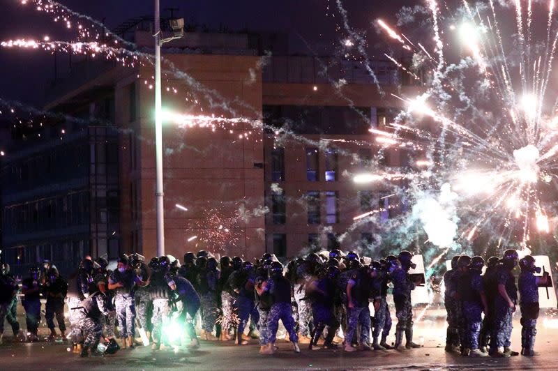 Anti-government protests after Beirut blast