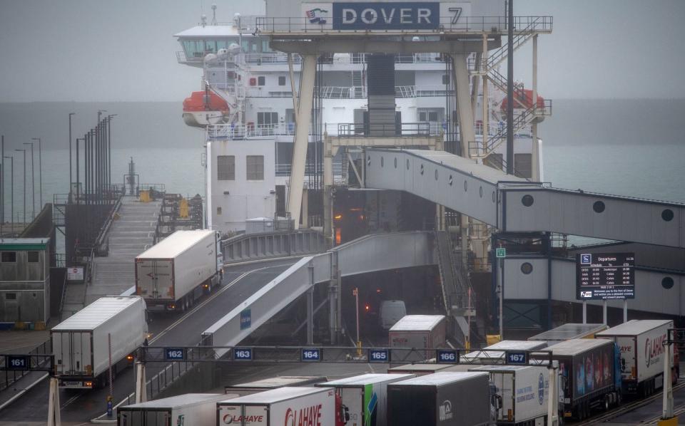 Lorries queuing in Dover - Chris J Ratcliffe/Getty Images