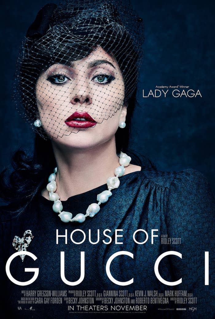 lady gaga on the house of gucci cover