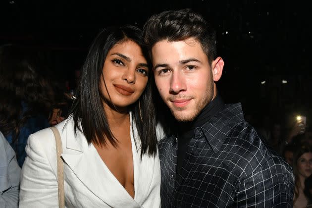 Priyanka Chopra and Nick Jonas attend the John Varvatos Villa One Tequila Launch Party on Aug. 29, 2019, in New York City. (Photo: Craig Barritt via Getty Images)