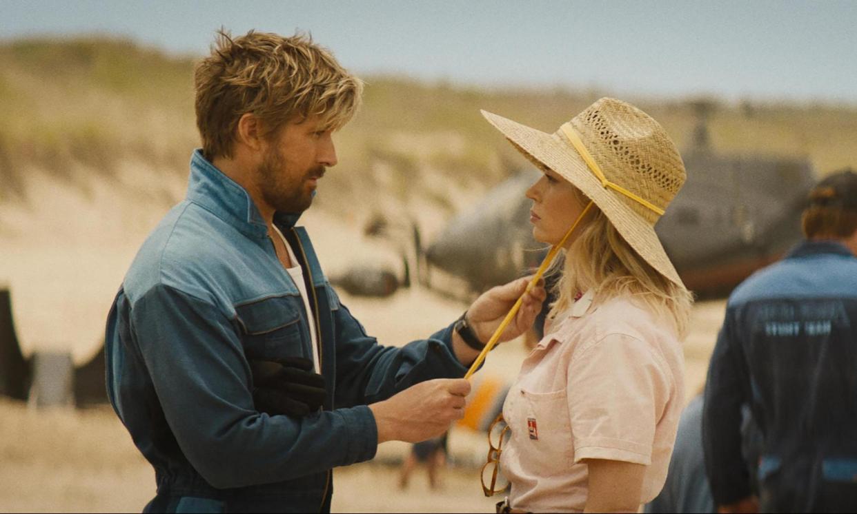 <span>Ryan Gosling and Emily Blunt in The Fall Guy.</span><span>Photograph: SXSW</span>