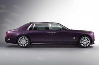 <p>What do you call your lengthened model when the standard one is already a supreme limousine? Rolls-Royce decided on the Phantom Extended Wheelbase, or EWB for short, so to speak. It arrived at the Geneva Motor Show in 2005 and found immediate favour with those who run the car, and world, from the back seat. The engine is as powerful as its owners and the 6.75-litre V12 generates <strong>555bhp</strong>.</p><p>An extra 250mm (9.8in) made it one of the most spacious saloons available, while a facelift in 2012 brought revised and even more comfy rear cushions. For 2017, Rolls replaced the Phantom VII with the VIII and introduced the EWB at the same time as the standard saloon rather than waiting two years. It’s every inch the opulent limo, as it should be with a starting price of <strong>£439,830</strong>.</p>