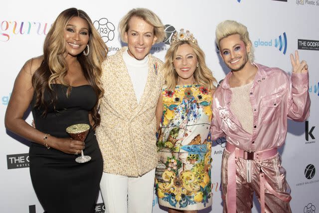 <p>Dimitri Halkidis</p> Cynthia Bailey, Derek Warburton, Sutton Stracke and Frankie Grande.