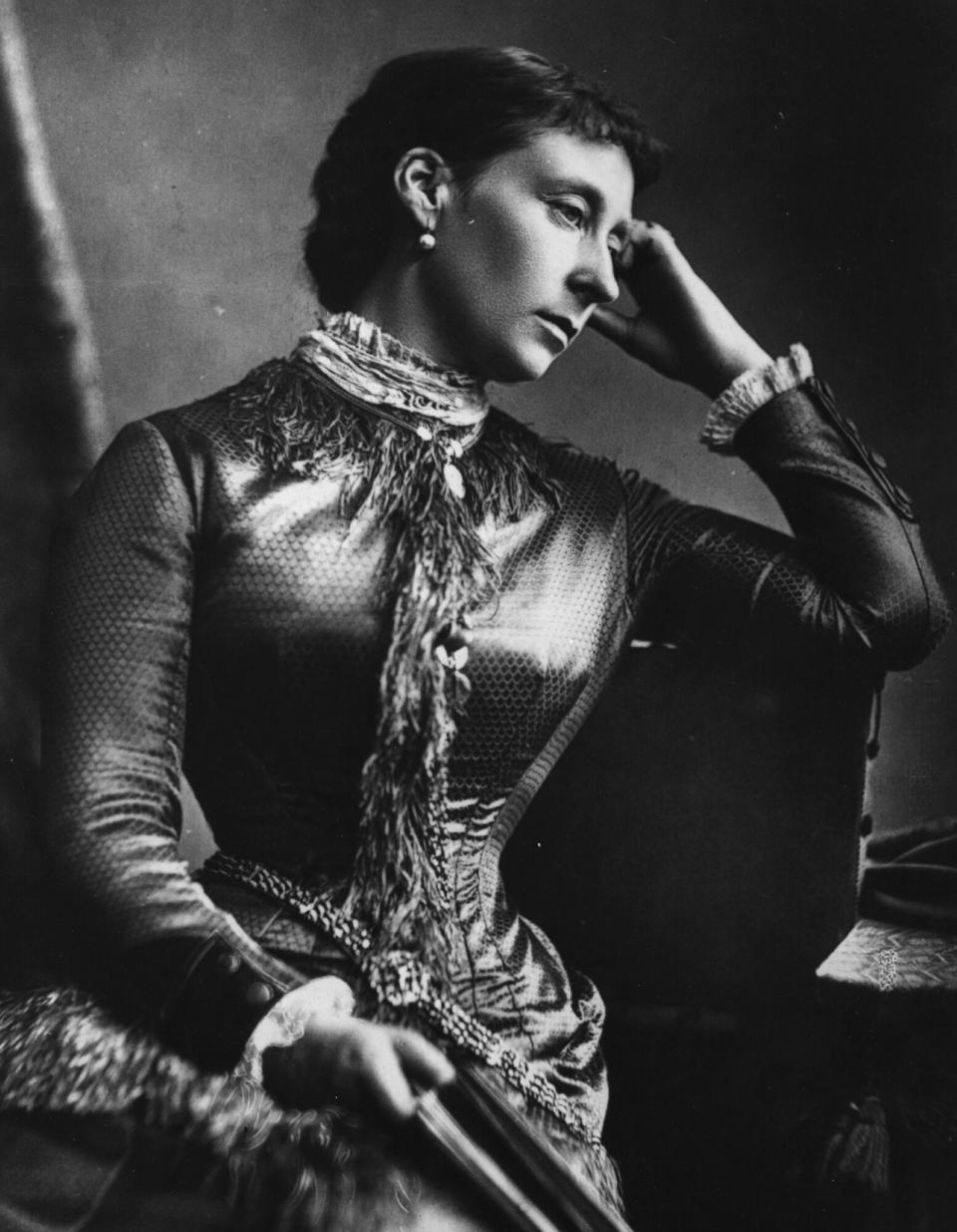 Princess Alice Hesse Darmstadt (1843 - 1878), the third daughter of Queen Victoria of England