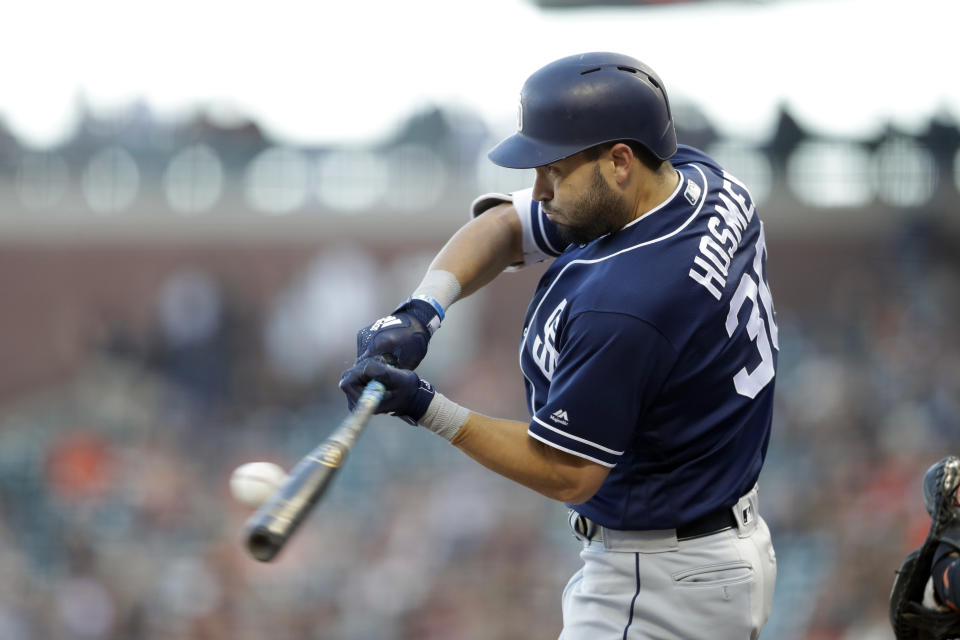 San Diego Padres’ Eric Hosmer (AP Photo/Marcio Jose Sanchez)