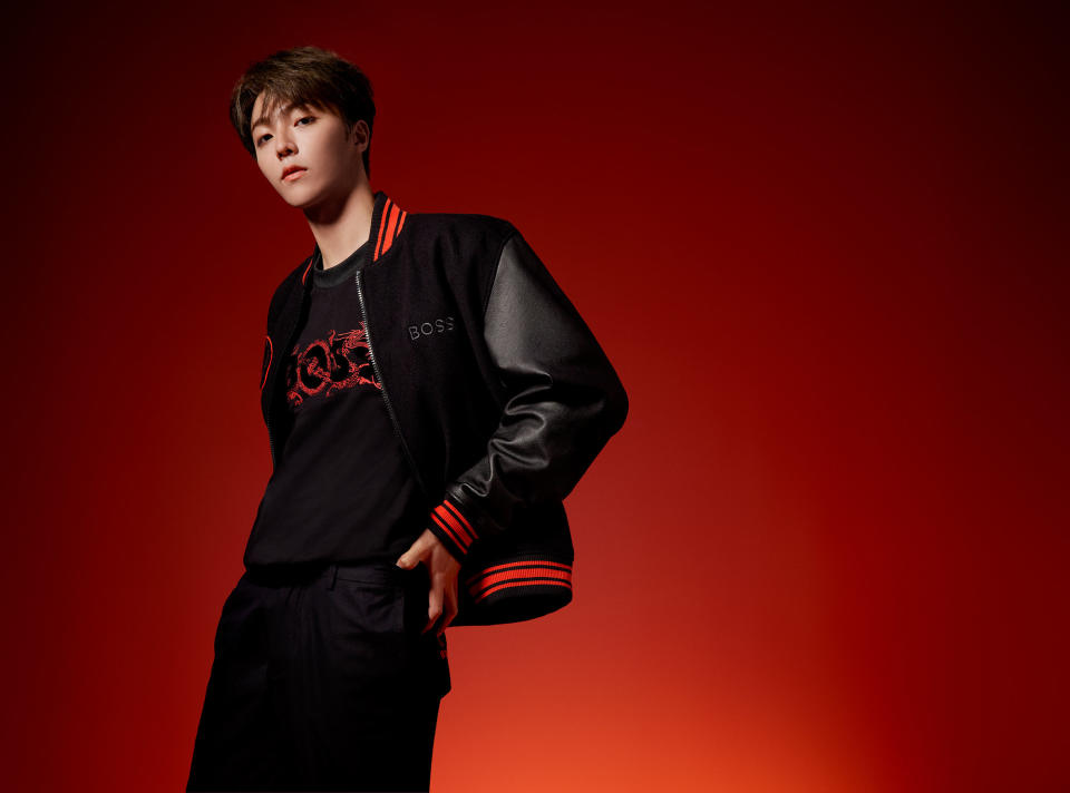 Singer and actor Leo Chen takes the spotlight as the face of the captivating Boss Lunar New Year campaign. (PHOTO: Boss)