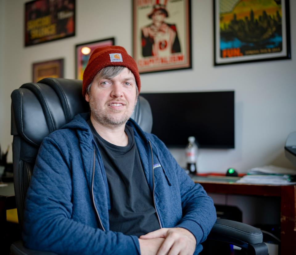 Sam Summers of First Fleet Concerts sits for a photo at his office in the East Village, Monday, Dec. 4, 2023.