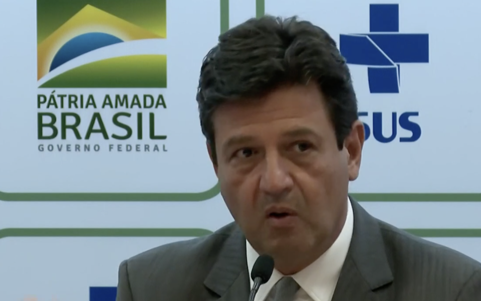 Luiz Henrique Mandetta foi o primeiro ministro da pasta no governo Bolsonaro