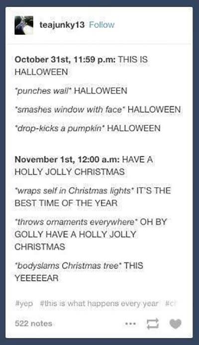 Halloween and Christmas to the Extreme