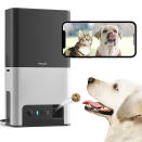 <p>Pet parents heading back to the office can still keep an eye on their pets with this camera that comes equipped with a WiFi-controlled treat dispenser. </p> <p><strong>Buy it!</strong> Petcube Bites 2 Wi-Fi Pet Camera with Treat Dispenser, $199.00, <a href="https://www.amazon.com/gp/product/B07QZ4BWY1?&linkCode=ll1&tag=pofathersdaygiftforcatanddogdadskbender0621-20&linkId=8ed8c8688b73c973c8d806750478ca7e&language=en_US&ref_=as_li_ss_tl" rel="nofollow noopener" target="_blank" data-ylk="slk:Amazon.com;elm:context_link;itc:0;sec:content-canvas" class="link ">Amazon.com</a></p>