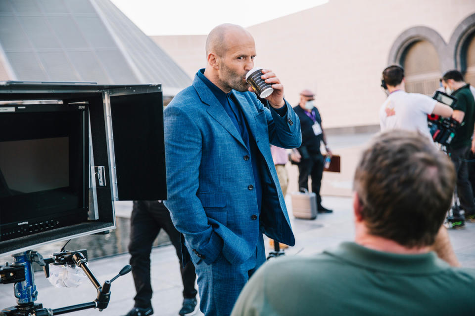 Jason Statham plays MI6 guns-and-steel agent, Orson Fortune in Guy Ritchie's new film (Julien Scussel & QNTC)