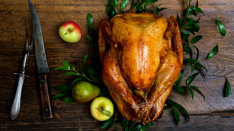 Dry-Brined Turkey. / Credit: Andrew Scrivani for The New York Times