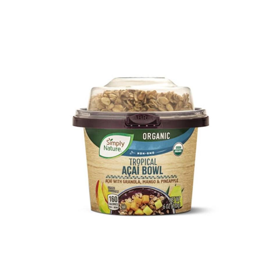 Simply Nature Organic Acai Bowls Tropical or Berry