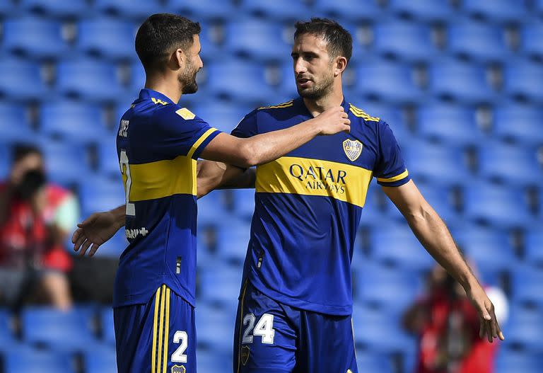 Carlos Izquierdoz y Lisandro López, la mejor dupla central de Boca en el campeonato