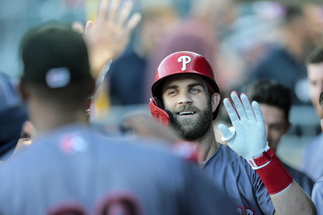 Phillies star Bryce Harper back Friday, two months after broken