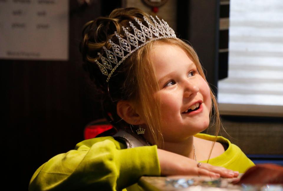 Seven-year-old Bentlee Graham talks about the trip to the National American Little Miss pageant in Orlando, Florida in November, where Bentlee was crowned the 2023-24 National American Little Miss USA Covergirl Princess in her age division.