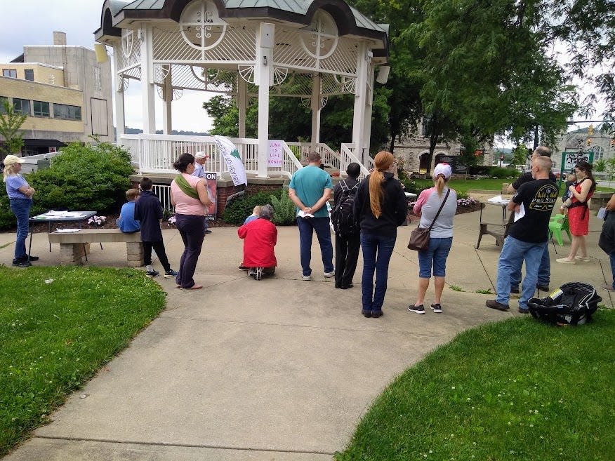 Protect Life in Ohio held a rally last weekend in downtown Mansfield's Central Park.