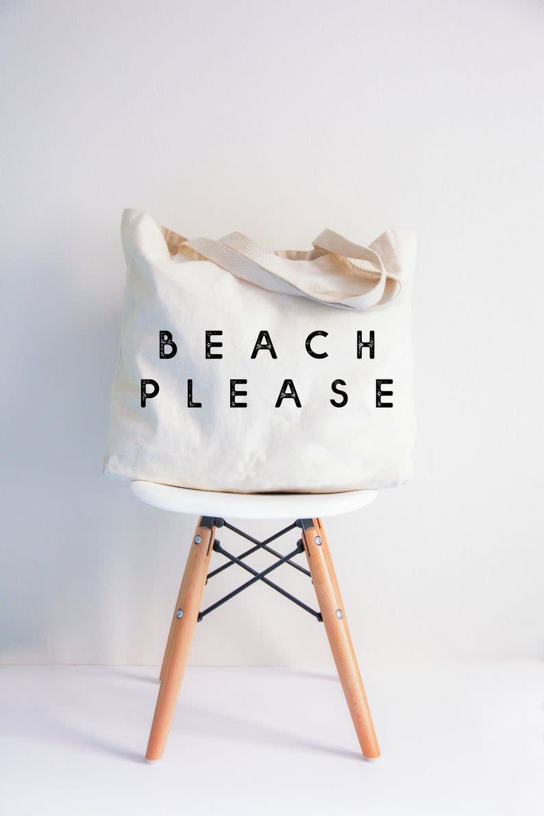 12) Beach Please Tote Bag