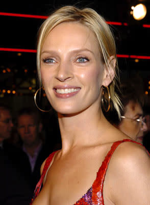 Uma Thurman at the Hollywood premiere of MGM's Be Cool