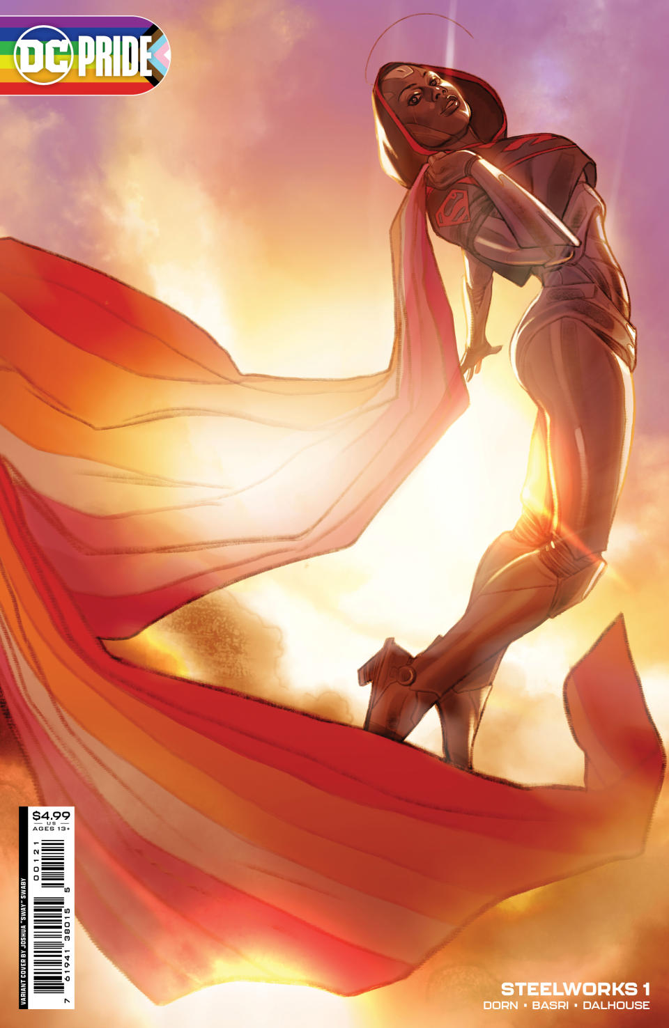 The DC Pride cover for Steelworks #1.