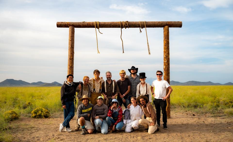 The cast and crew of "All Men are Wicked."