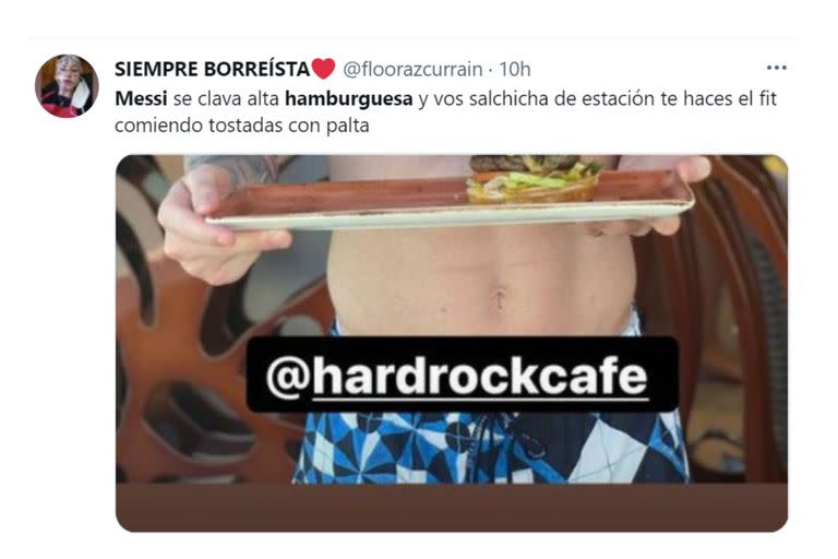 Los usuarios reaccionaran a modo de broma contra quienes se cuidan en exceso con las comidas