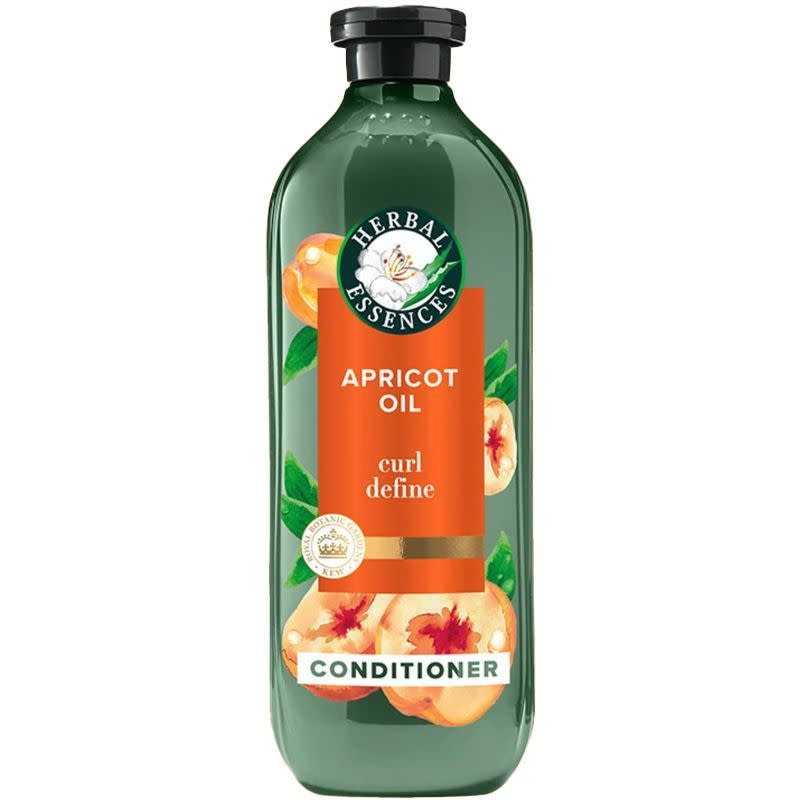 <p><a href="https://herbalessences.com/en-us/our-products/apricot-curl-define-conditioner/" rel="nofollow noopener" target="_blank" data-ylk="slk:Shop Now;elm:context_link;itc:0;sec:content-canvas" class="link ">Shop Now</a></p><p>Curl Define Conditioner</p><p>$9.99</p>