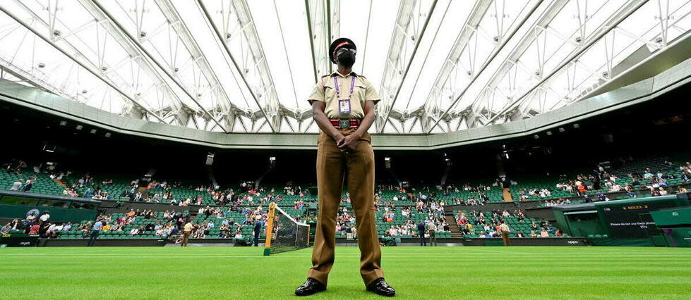 En 2022, Wimbledon avait été le seul tournoi du grand chelem à bannir les joueurs russes et biélorusses.  - Credit:GLYN KIRK/AFP