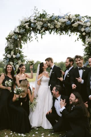 <p>Sarah Partain </p> Nick Viall and Natalie Joy's wedding photos