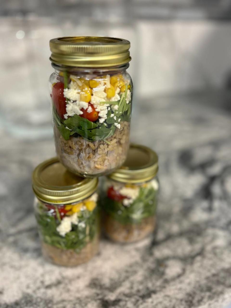 Cafe Reflections sells “Mason” jar meals, named after founder Mark Byrd’s grandmother.