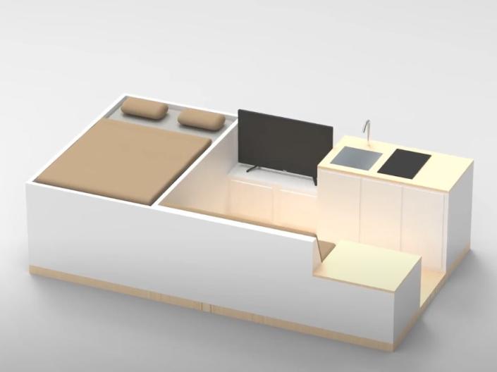 A rendering of Grounded&#39;s G1 interior.