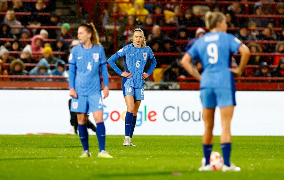 England slipped to a first defeat under Sarina Wiegman (Action Images via Reuters)