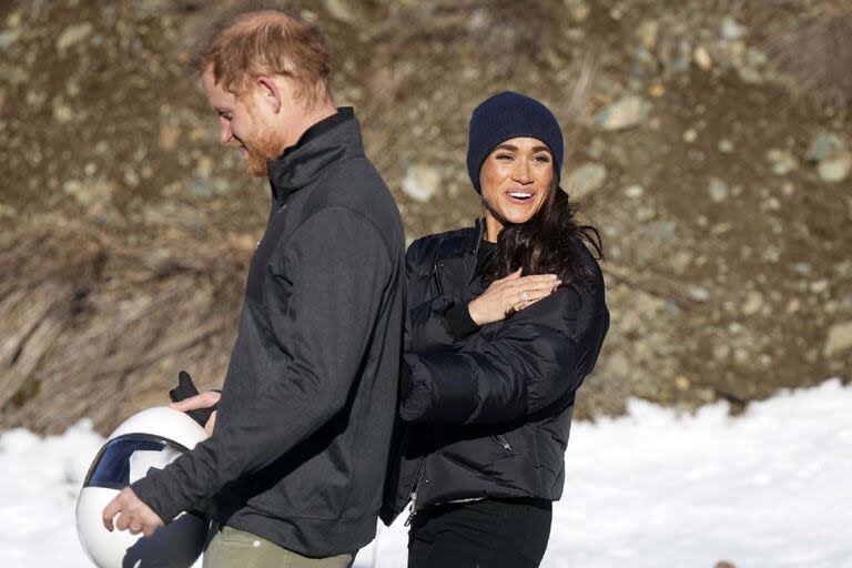 Meghan Markle y el príncipe Harry, en Texas