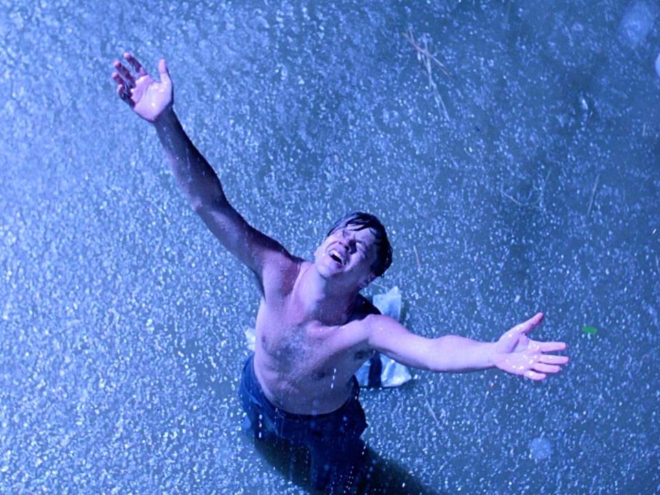 Shawshank Redemption, rain