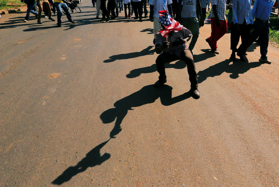 Obama visits father’s native Kenya to open youth center