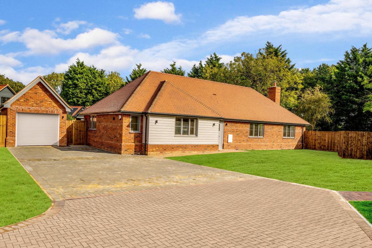 The Lawns in Stonham Aspal has five three-bedroom bungalows that are ready to move into straight away <i>(Image: Savills)</i>