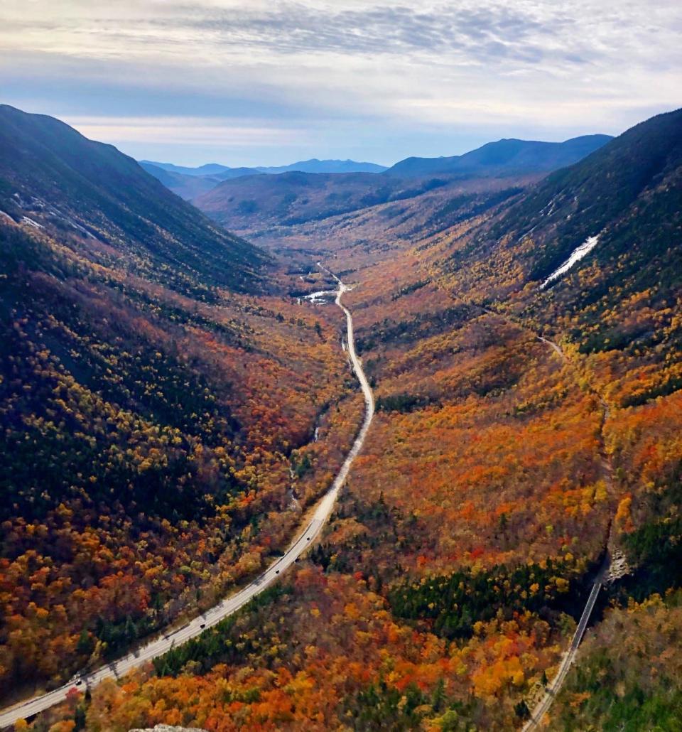 Mount Willard, located in the center of New Hampshire's Crawford Notch, is a 3.1-mile roundtrip hike with breathtaking views at the top.