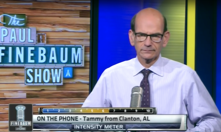 Paul Finebaum's SEC Network show when Tammy was on.