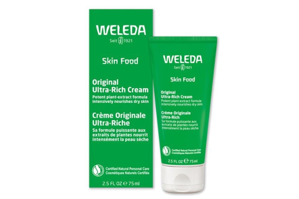 After welcoming her baby, Cieslar said she used Weleda Skin Food, which is <a href="http://www.weleda.com.au/use-of-weleda-products-during-pregnancy-breastfeeding/" target="_blank" rel="noopener noreferrer">safe for nursing moms</a>. She also said she got compliments on her skin when all she had on was this cream and a little mascara.&nbsp;<br /><br /><strong><a href="https://www.weleda.com/product/s/skin-food" target="_blank" rel="noopener noreferrer">Get Weleda Skin Food for $18.99</a>.</strong>