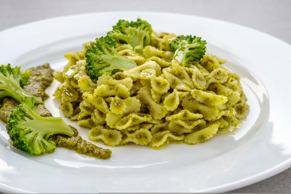 bowtie pasta with broccoli