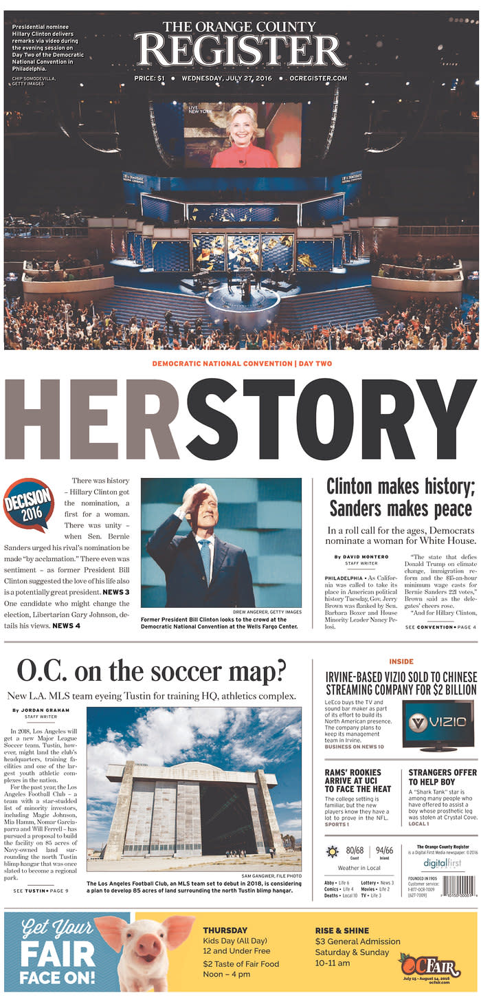 HER STORY - Orange County Register