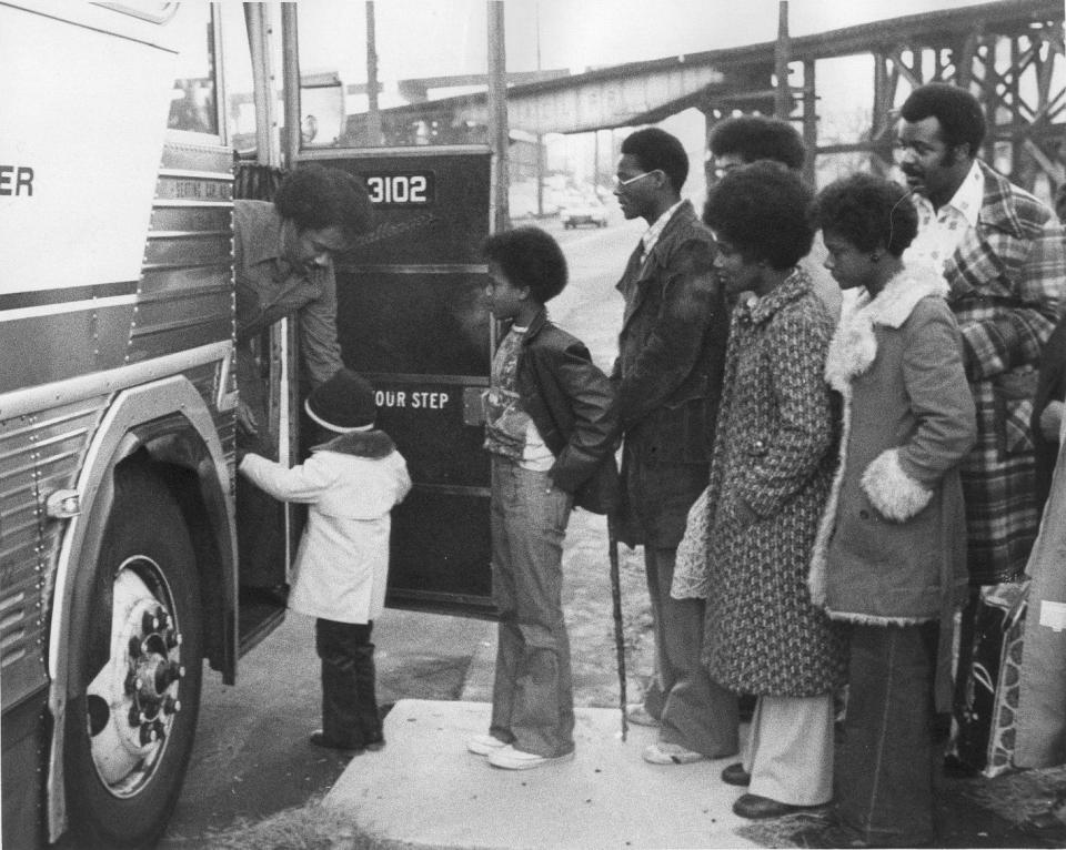 Greenvillians traveled to participate in Martin Luther King Jr. Day in Columbia on Jan. 15, 1976.