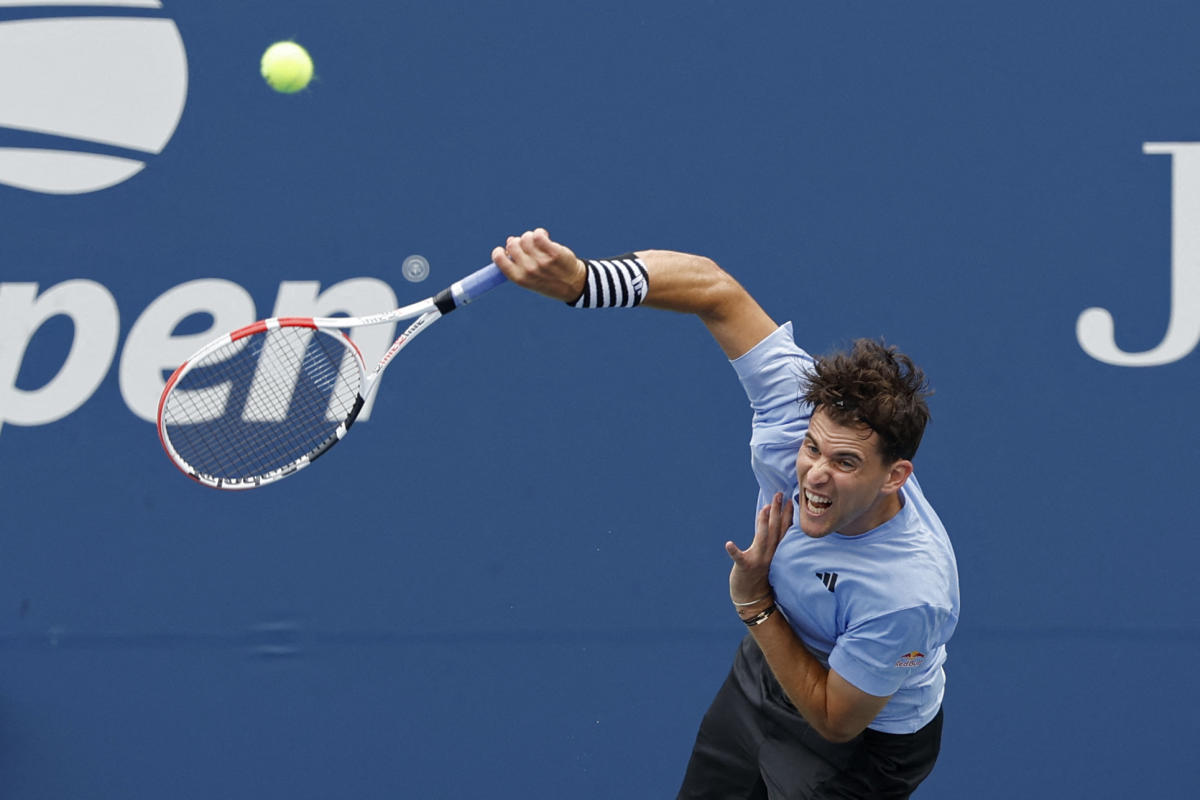 Dominic Thiem beats Ben Shelton to reach his first quarter final