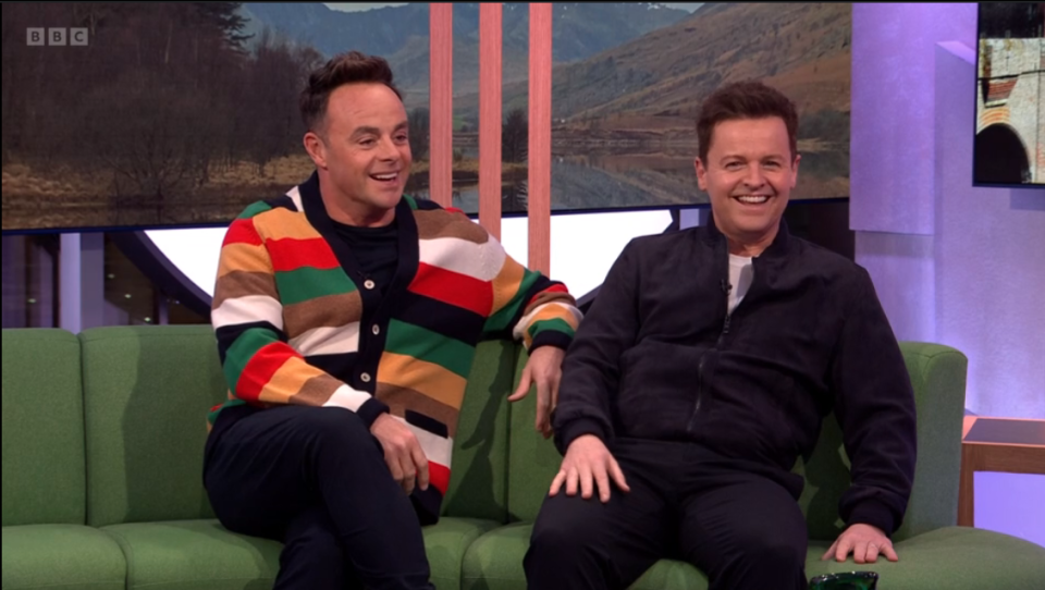 ant and dec on the one show february 2024