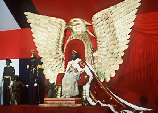 Former general Jean-Bedel Bokassa, an admirer of Napoleon, had himself crowned emperor in 1977. He was deposed two years later