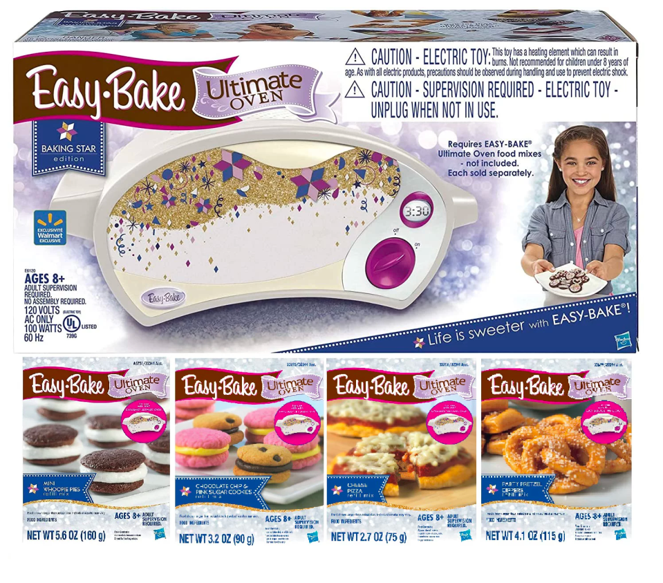 easy bake oven with recipe packages